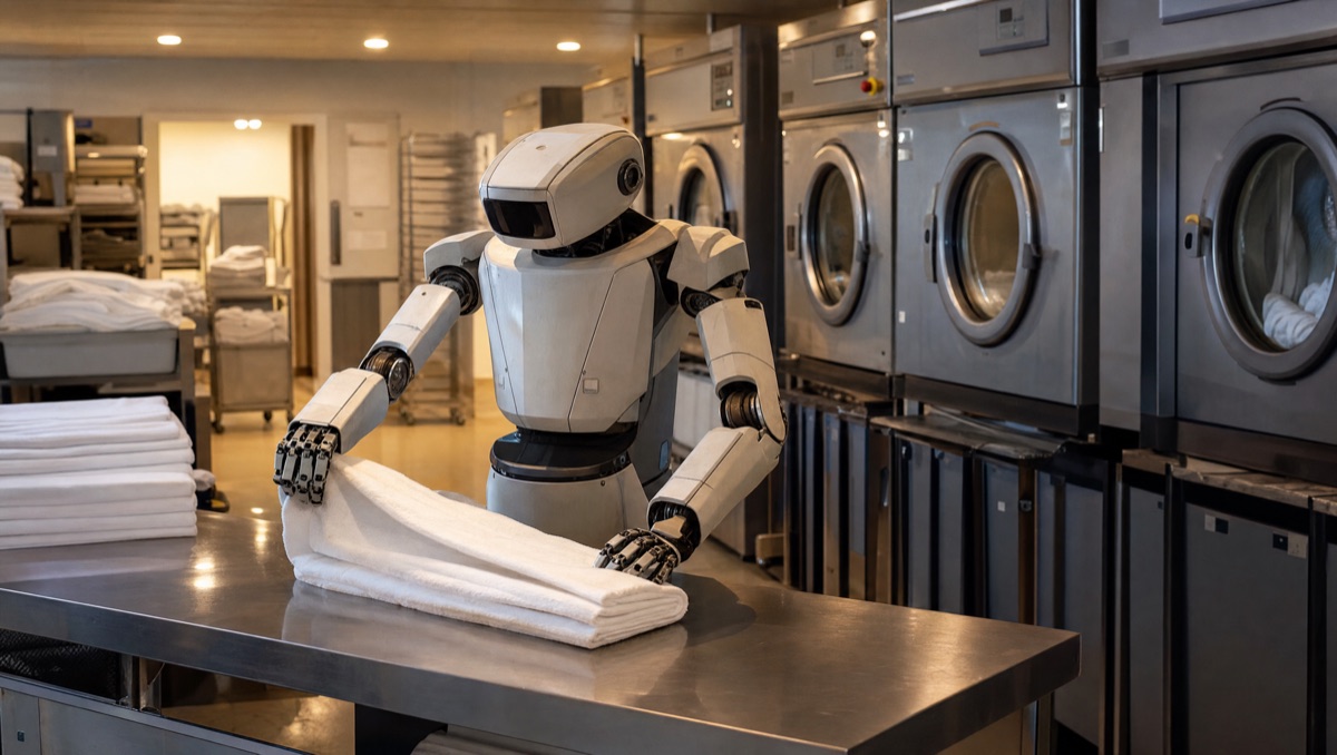 Bellboy bot for hotels — representative render